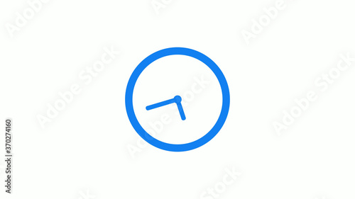 Free Download New aqua color circle clock icon on white background,Clock icon - GFXLoad