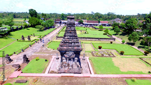 Penataran temple is one of the relics of the Kadiri kingdom at Penataran village, Blitar, East Java, Indonesia photo