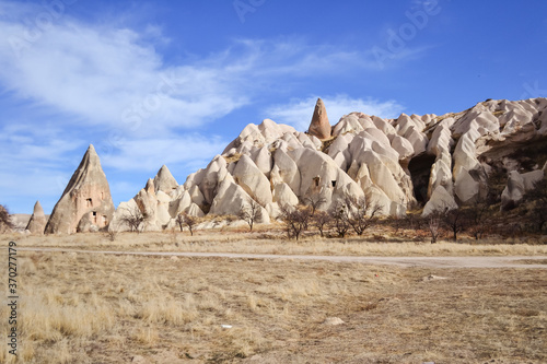 Obraz na płótnie images of rock formations in Cappadocia without people w salonie