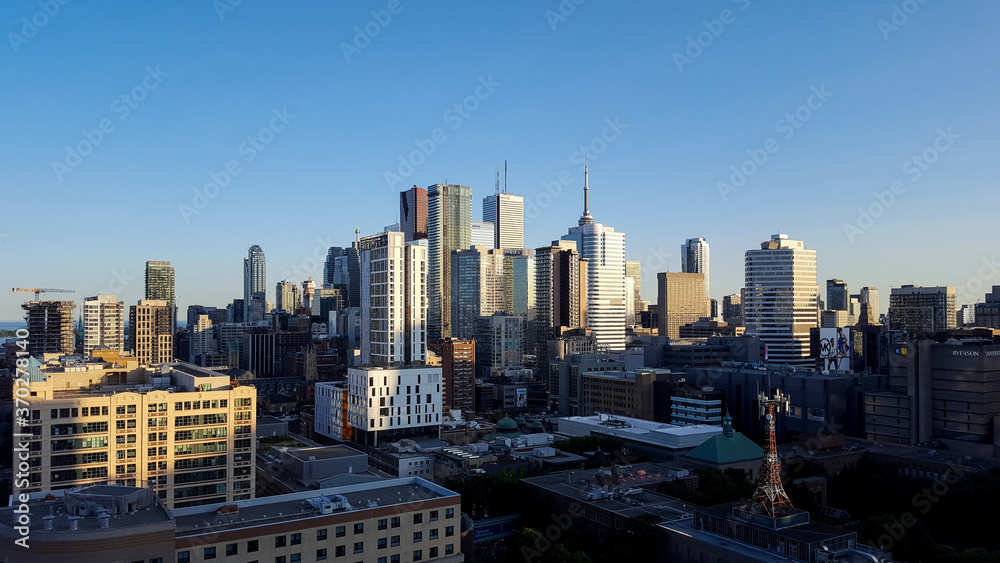 beautiful city view of Toronto