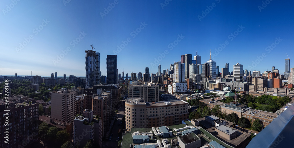 beautiful city view of Toronto
