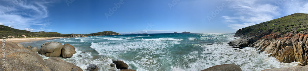 Seashore panorama in Gippsland