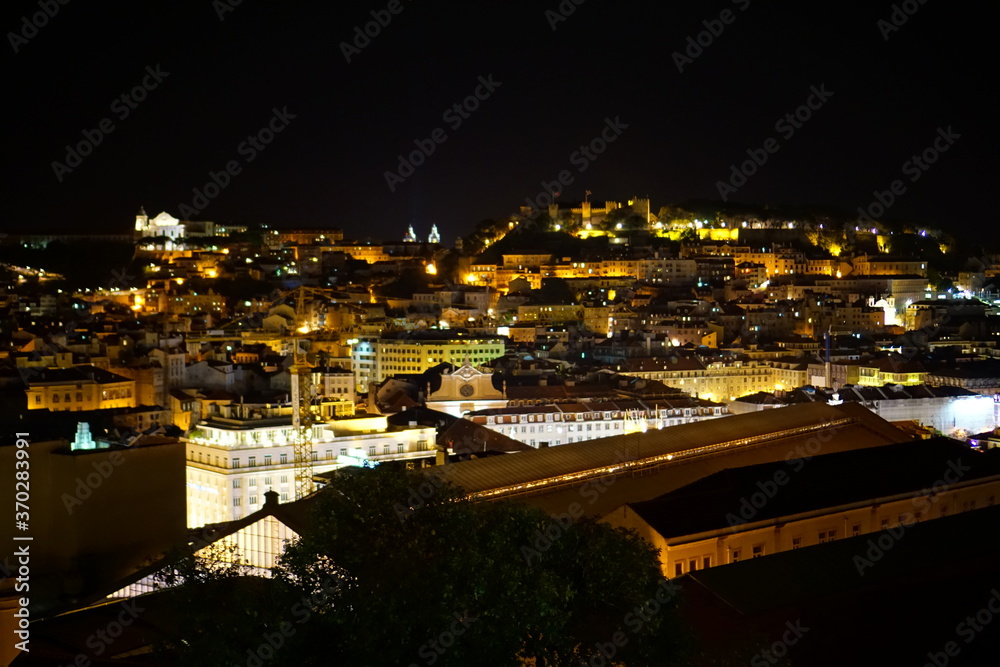 Portugal, nostalgic cityscape of Lisbon