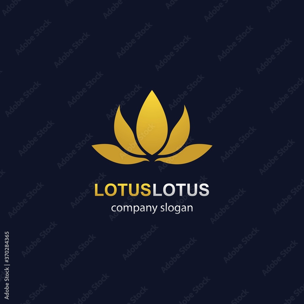 Lotus logo template vector icon Lotus logo template vector icon