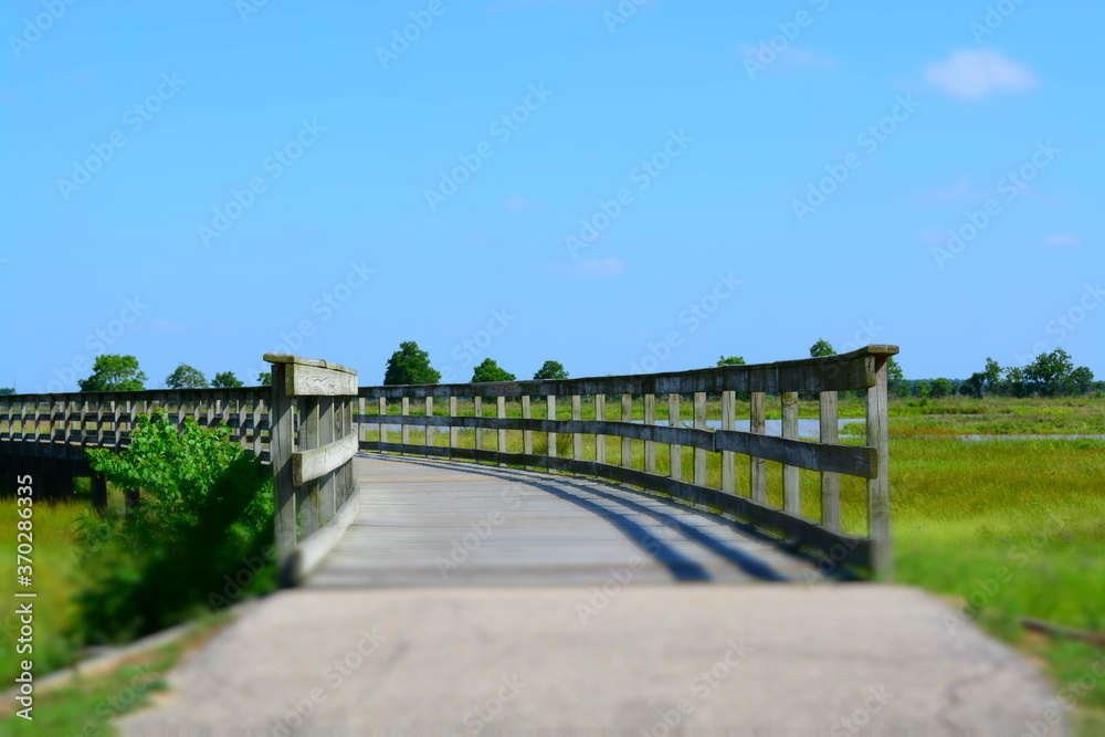 Wooden Bridge in Texas