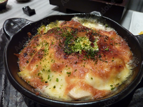 Wallpaper Mural Close up shot of delicious grilled seafood with cheese Torontodigital.ca