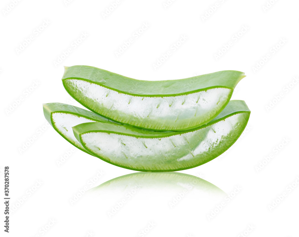 Aloe vera on a white background. Aloe vera on a white background.