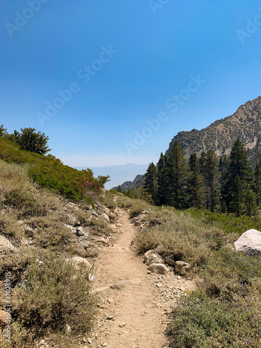 Hiking Path Through the Eastern Sierra Mountains in California