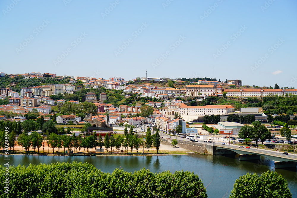 Portugal, beautiful cityscape in the street of Coimbra at daytime