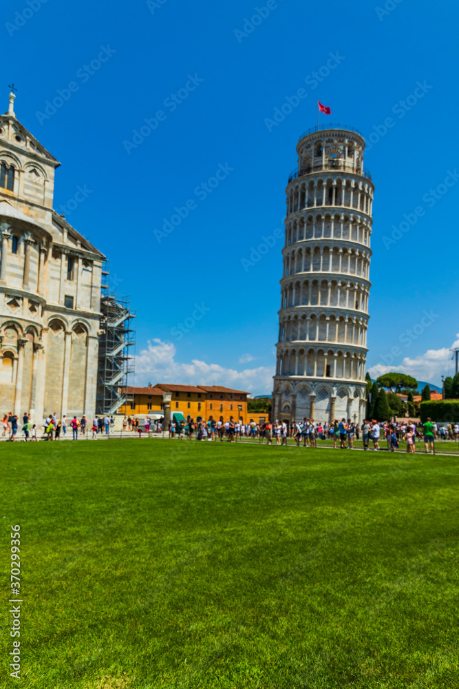 Various views of the Leaning Tower