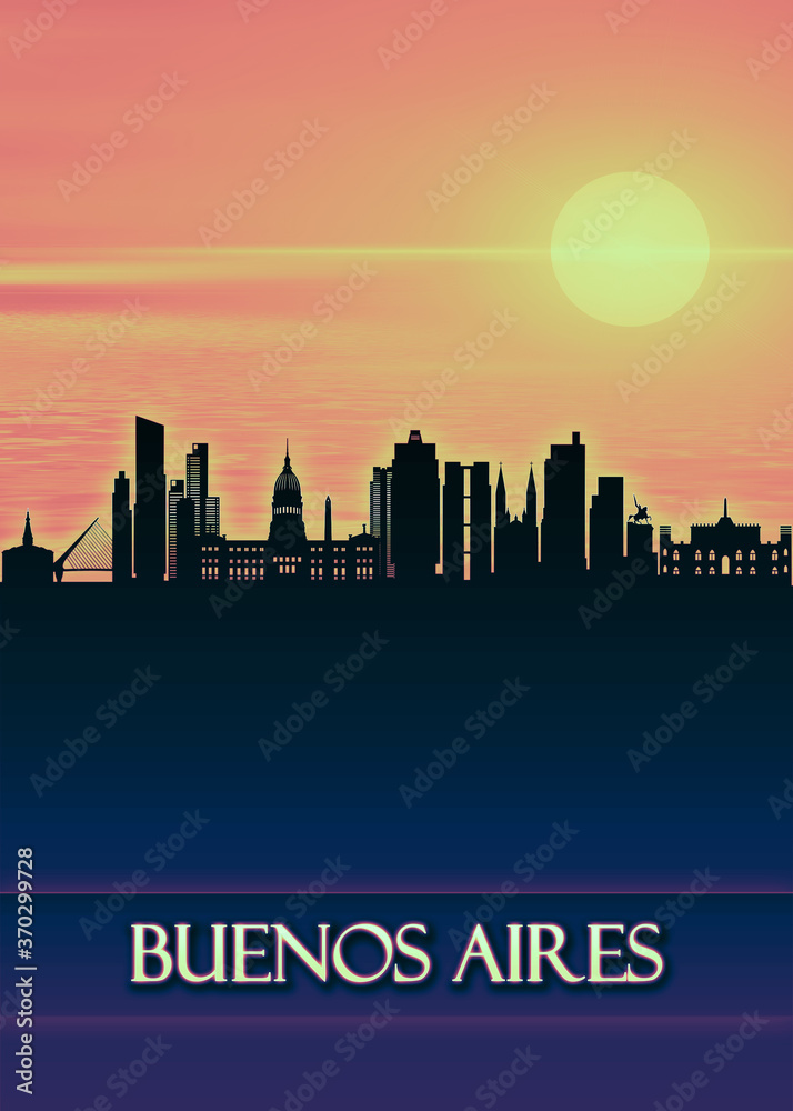 Buenos Aires City Skyline