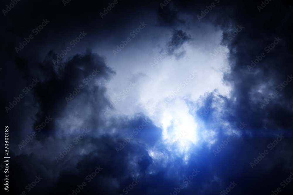 Cloudscape with a Light Cloudscape with a Light