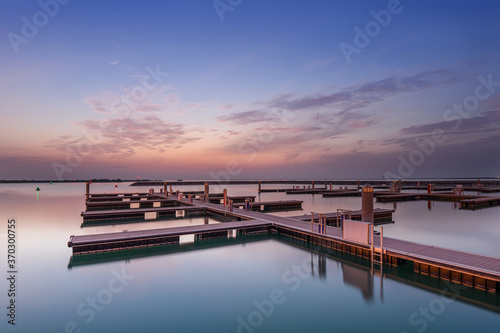 The Beauty of Sunrise from Al Thakira port. Known as Dakhira Beach
