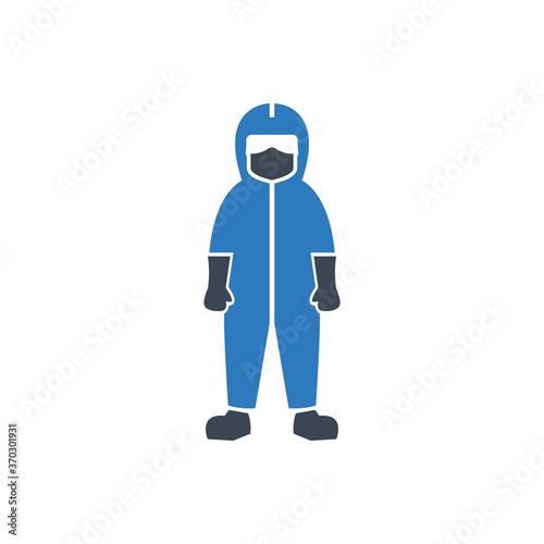 Personal protective equipment icon ( vector illustration )