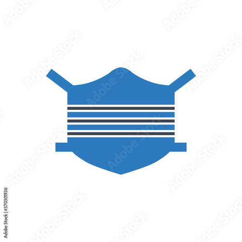 Surgical mask icon ( vector illustration )