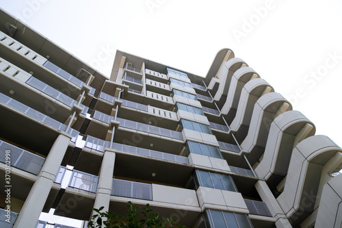 新しい団地の風景　千葉県船橋市　日本