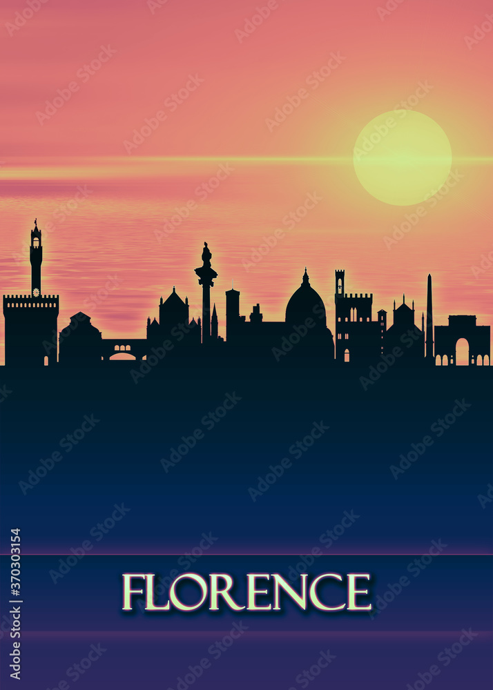 Florence City Skyline