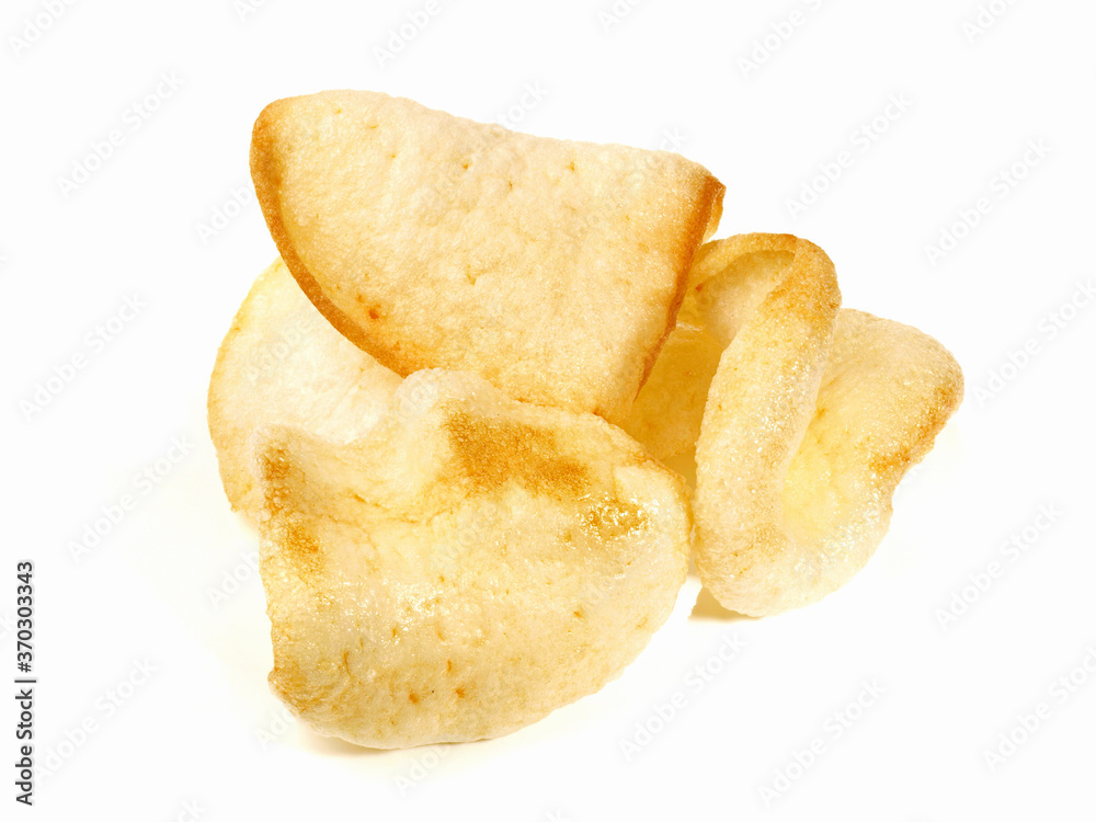 Shrimps - Crab Bread isolated on white Background Shrimps - Crab Bread isolated on white Background