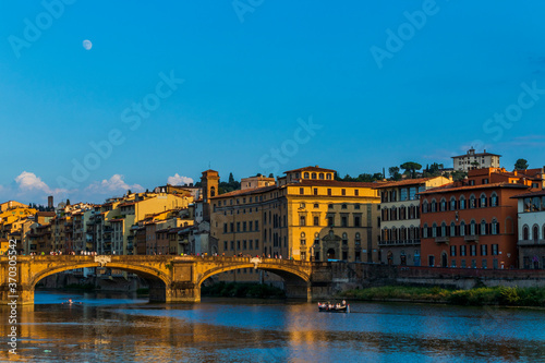 traditional, sunrise, church, dome, arc, cathedral, boat, blue, sunset, skyline, summer, toscana, history, water, attraction, culture, arch, beautiful, urban, city, landscape, firenze, travel, river,  © Kandarp