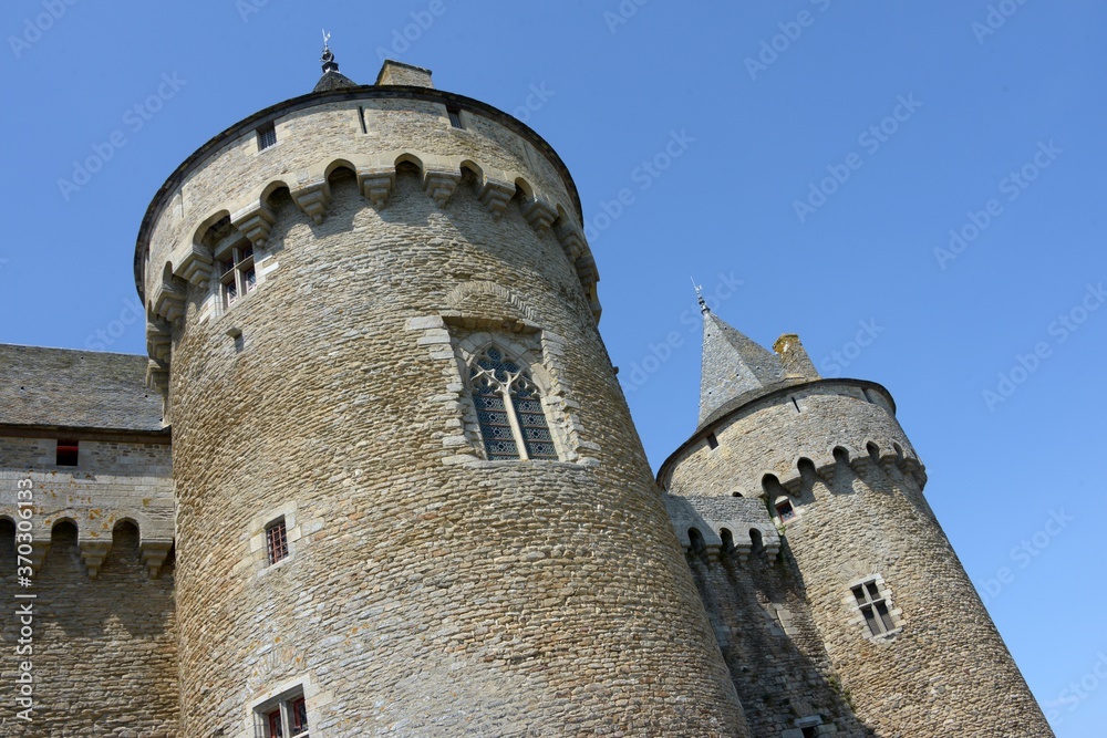 Château de Suscinio dans le Morbihan en Bretagne