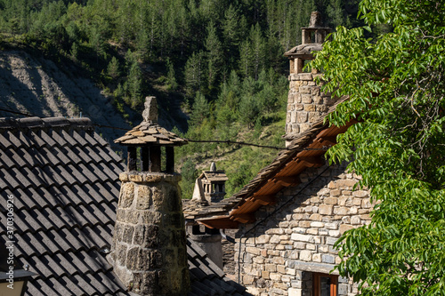 witch fireplaces, Borau, Huesca, Jacetania region, Aragon, Spain photo