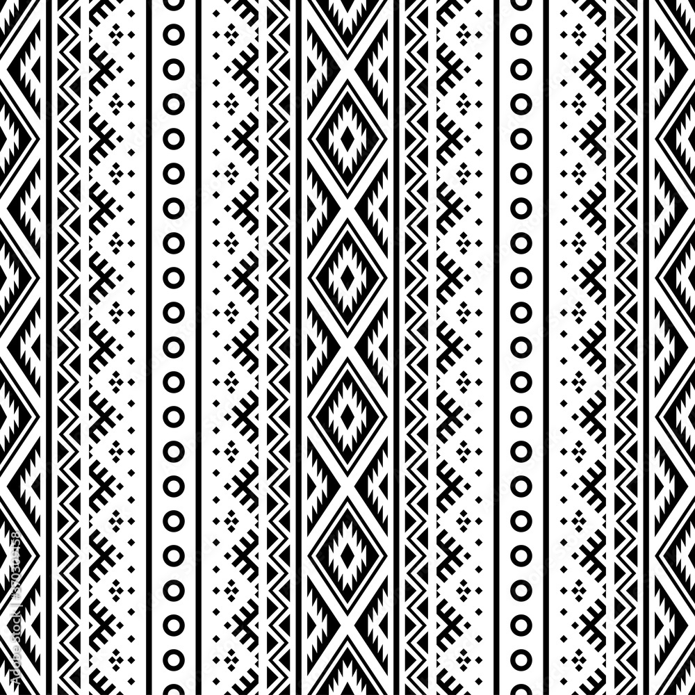 Seamless ethnic pattern texture background design vector Seamless ethnic pattern texture background design vector