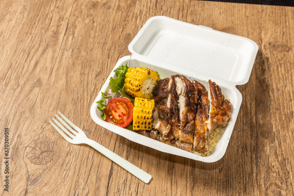 ジャマイカ料理 ジャークチキン Jamaican Food Jerk Chicken Stock Photo Adobe Stock