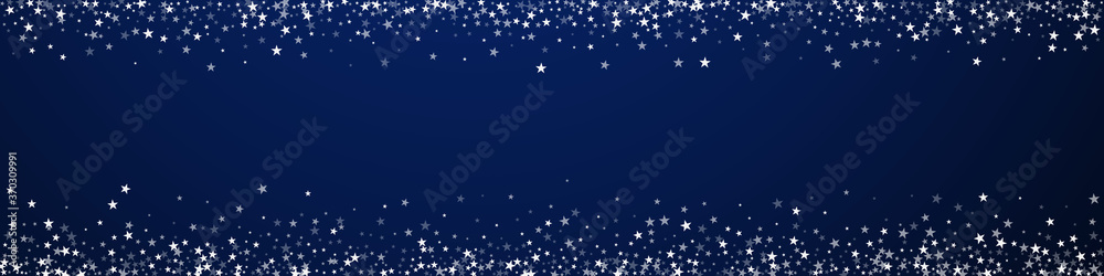 Amazing falling stars Christmas background. Subtle - obrazy, fototapety, plakaty 