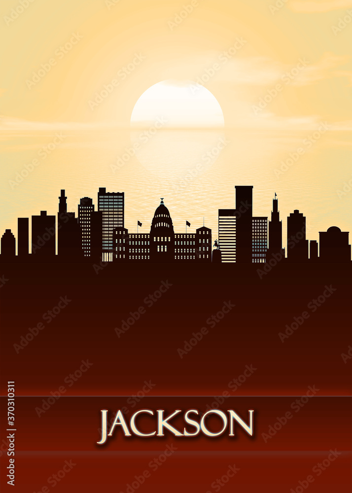 Jackson City Skyline
