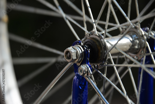 A bike repair, gluing of tires, inspection of the circuit. Do self-isolation repair the bike.