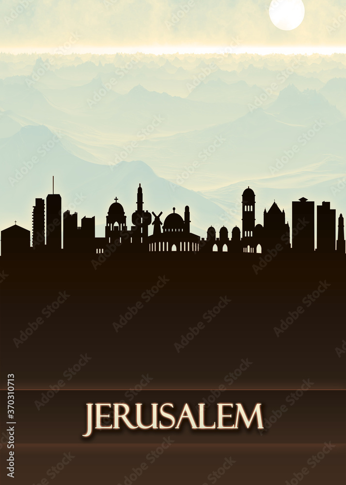 Jerusalem City Skyline