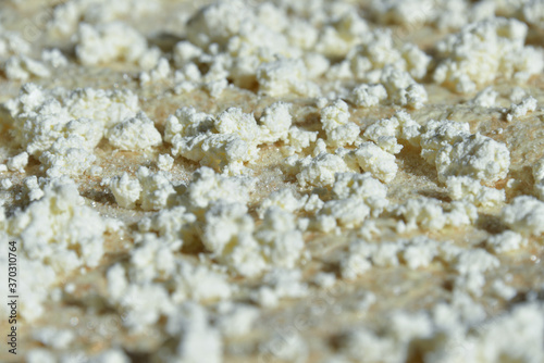 Preparation of a sweet roll of pita bread, sugar, cottage cheese. Baking pita bread roll in the oven. Recipe from pita bread with cottage cheese.