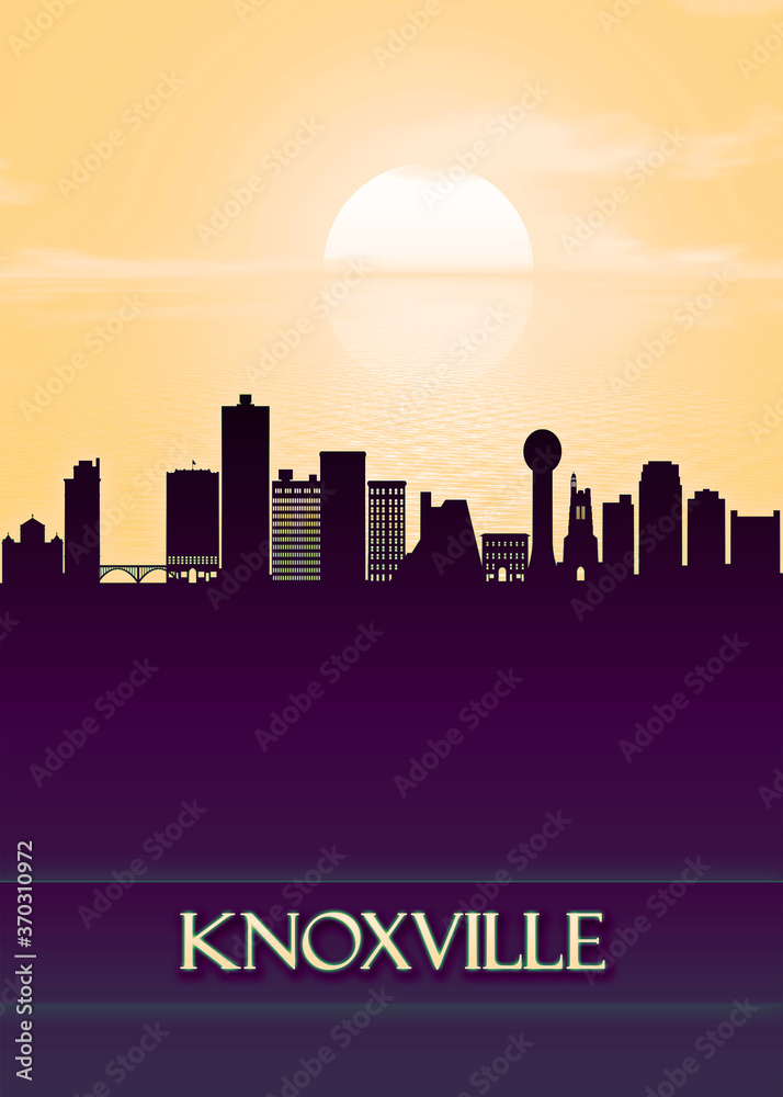 Knoxville City Skyline