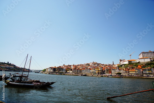 Panoramic view in Porto. Portugal.
