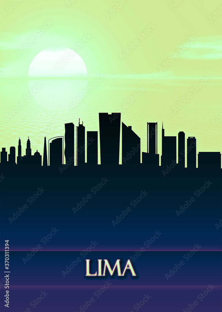 Lima City Skyline