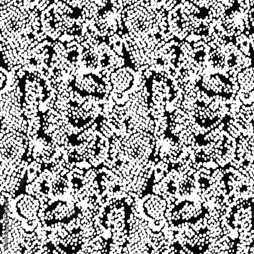 Black and white seamless pattern © sarodigiart