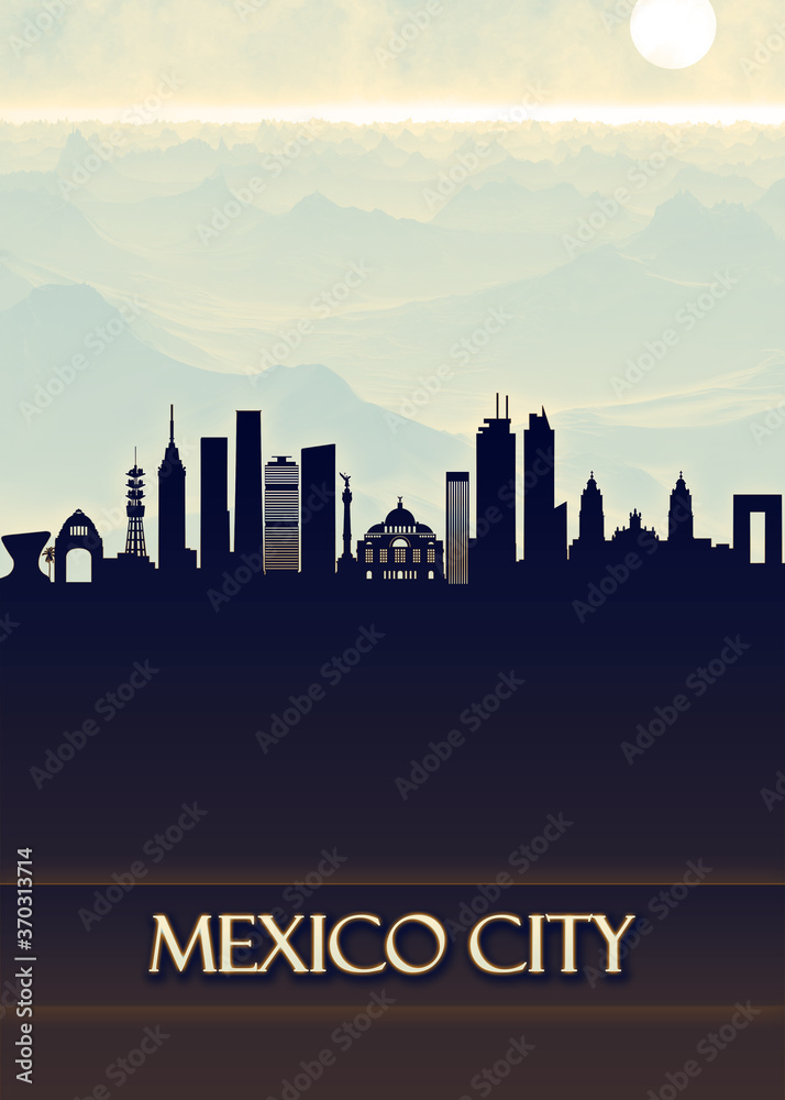 Mexico City Skyline