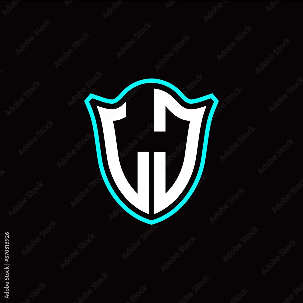L J initials monogram logo shield designs modern L J initials monogram logo shield designs modern