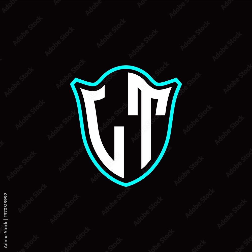 L T initials monogram logo shield designs modern L T initials monogram logo shield designs modern