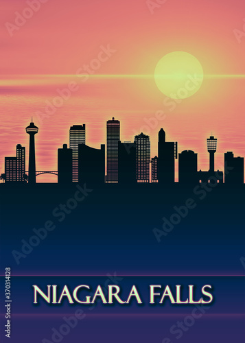 Niagara Falls City Skyline