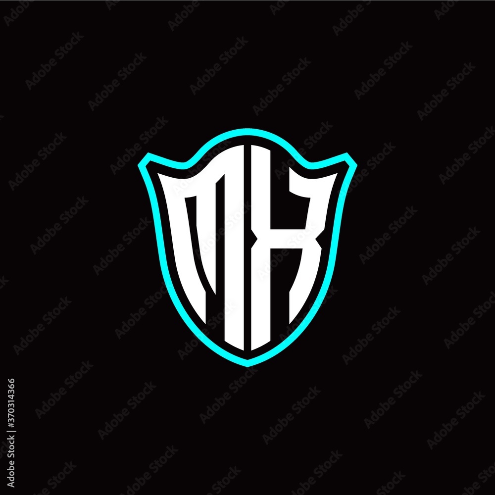 M X initials monogram logo shield designs modern M X initials monogram logo shield designs modern