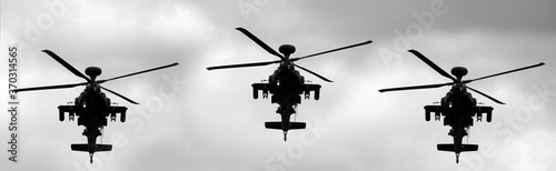 Plakat w ramie Boeing AH-64 Apache