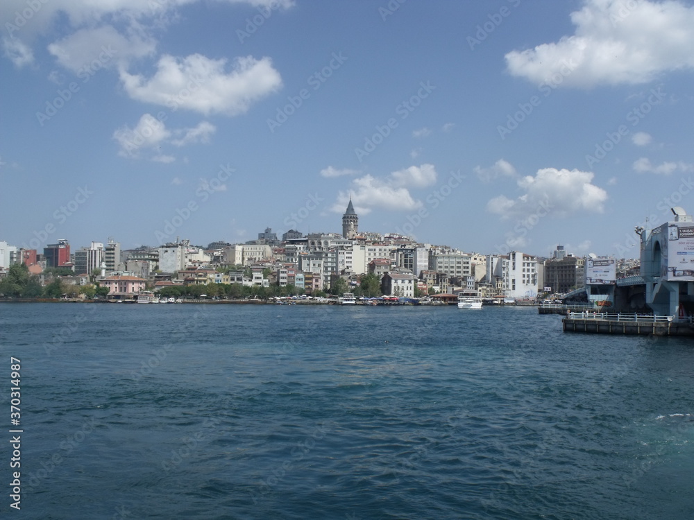 view of the city of istanbul turkey