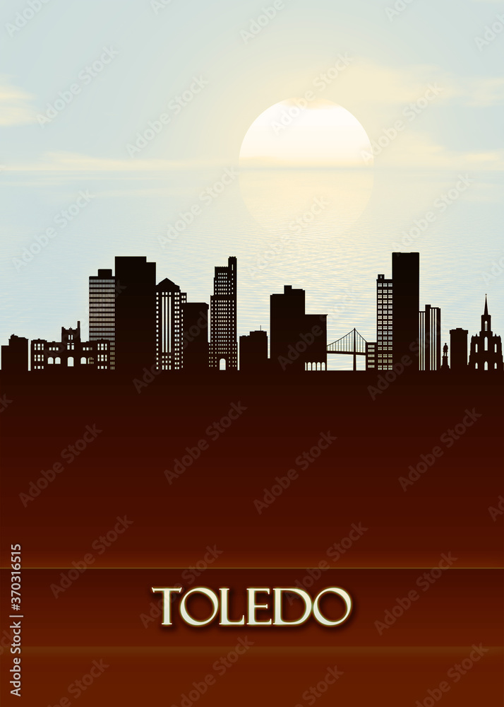 Toledo City Skyline