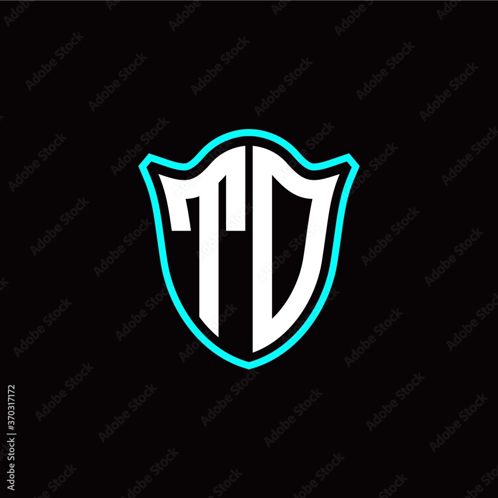 T O initials monogram logo shield designs modern T O initials monogram logo shield designs modern