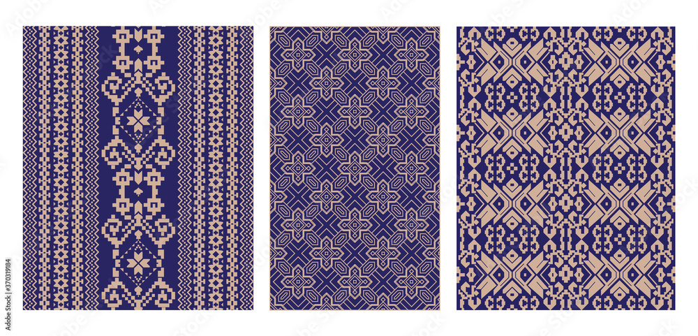 	
Vietnamese brocade pattern (1)
