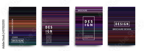 Abstract covers design vector. Gradient creative colorful design