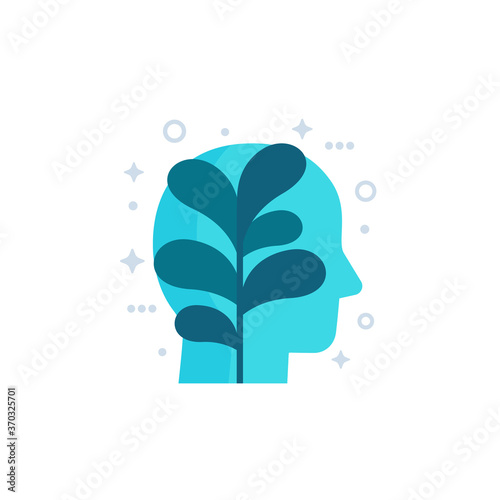 personal growth icon, vector art