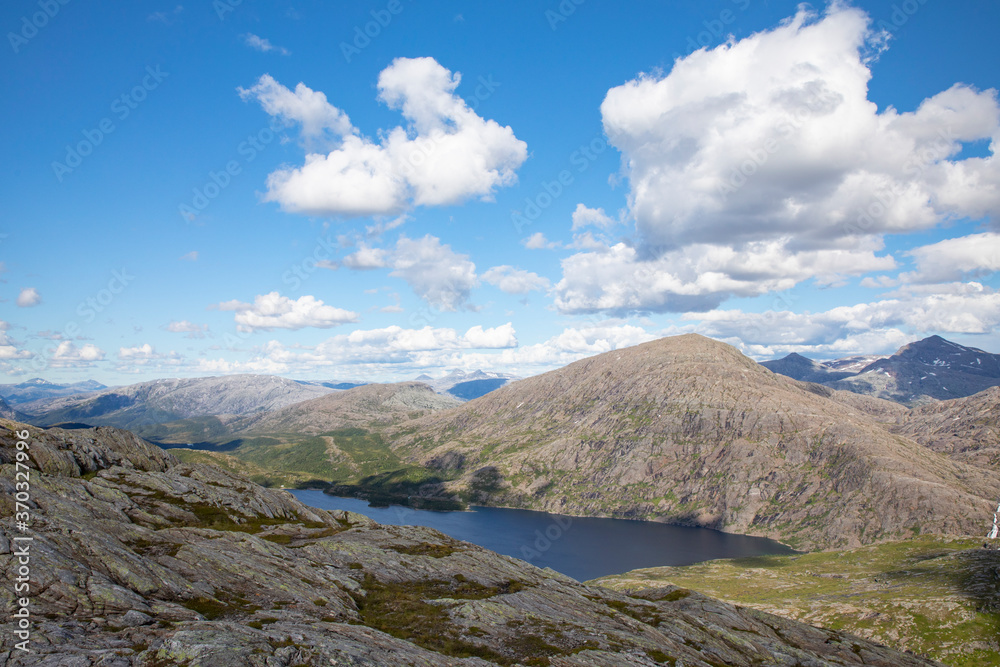 On a hike to the mountain Oertind (Ørtind)in northern Norway On a hike to the mountain Oertind (Ørtind)in northern Norway