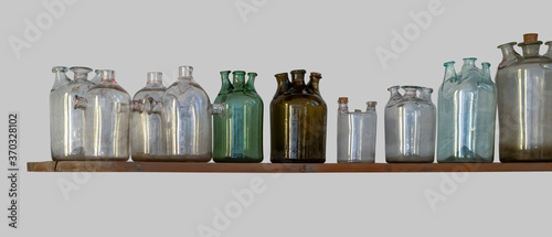 historic glass bottles